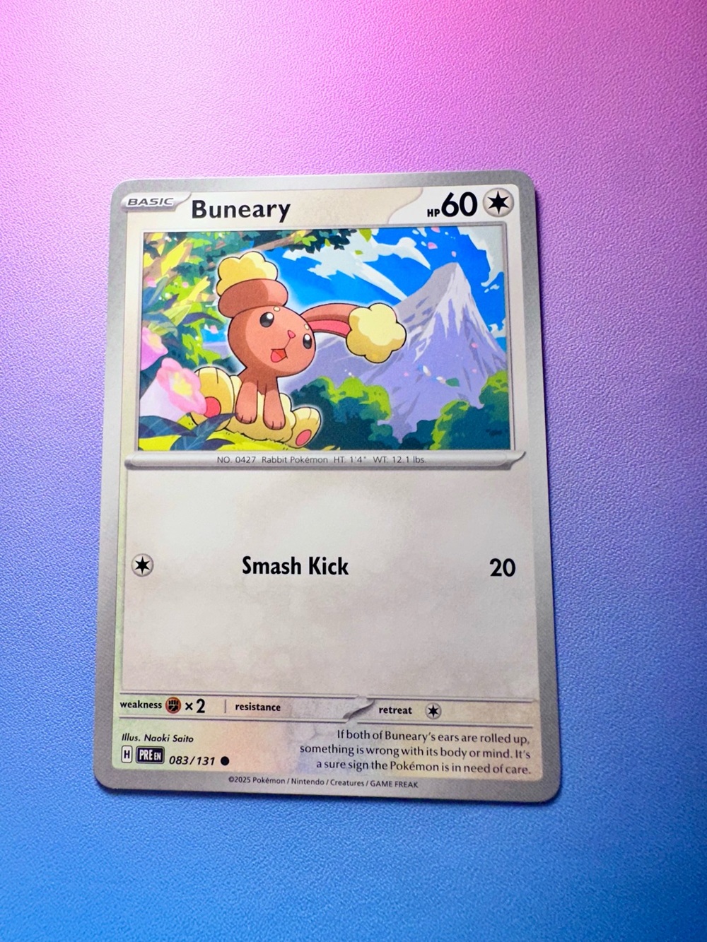buneary - 083/131 (common) — pokemon: prismatic evolutions